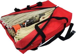 R&B FAB HIGH RISE PACK-RED CORDURA