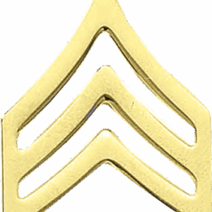 BLACKINTON J130 - Smooth Sergeant Chevrons Gold or Nickel