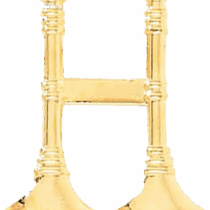 BLACKINTON J51 - Captain Double Bugles Side by Side Gold or Nickel