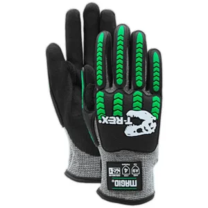 Magid T-REX Flex Series® TRX795 Knit Impact Glove with NitriX Grip Palm - Cut Level A9